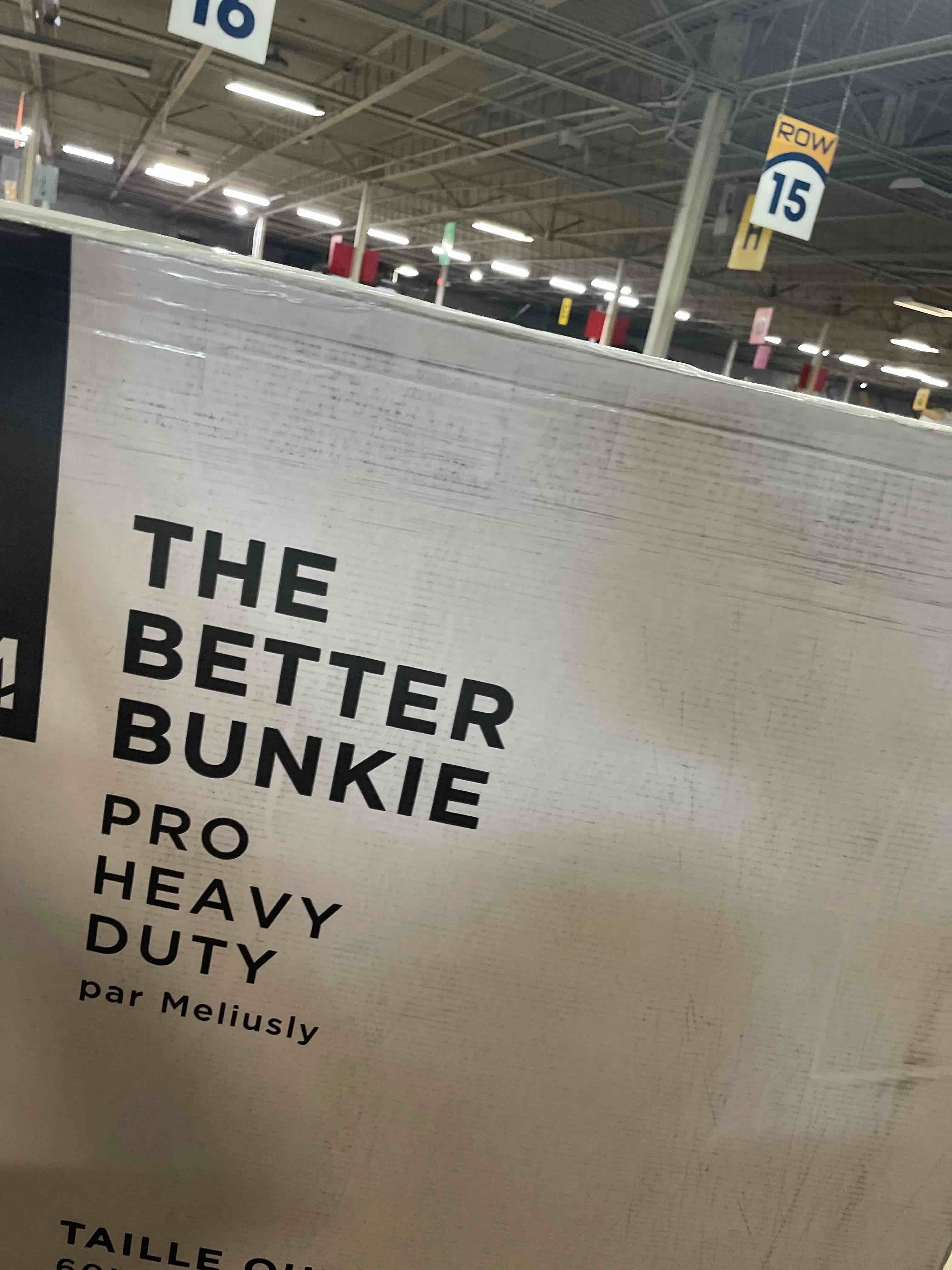 Condition photo showing New/Like New for meliusly heavy duty bunkie board queen size (60x80) - non-slip breathable bed support board for slatted bed frame, anti-sag under bed support, noise minimizing moisture resistant bed board queen (60x80'')