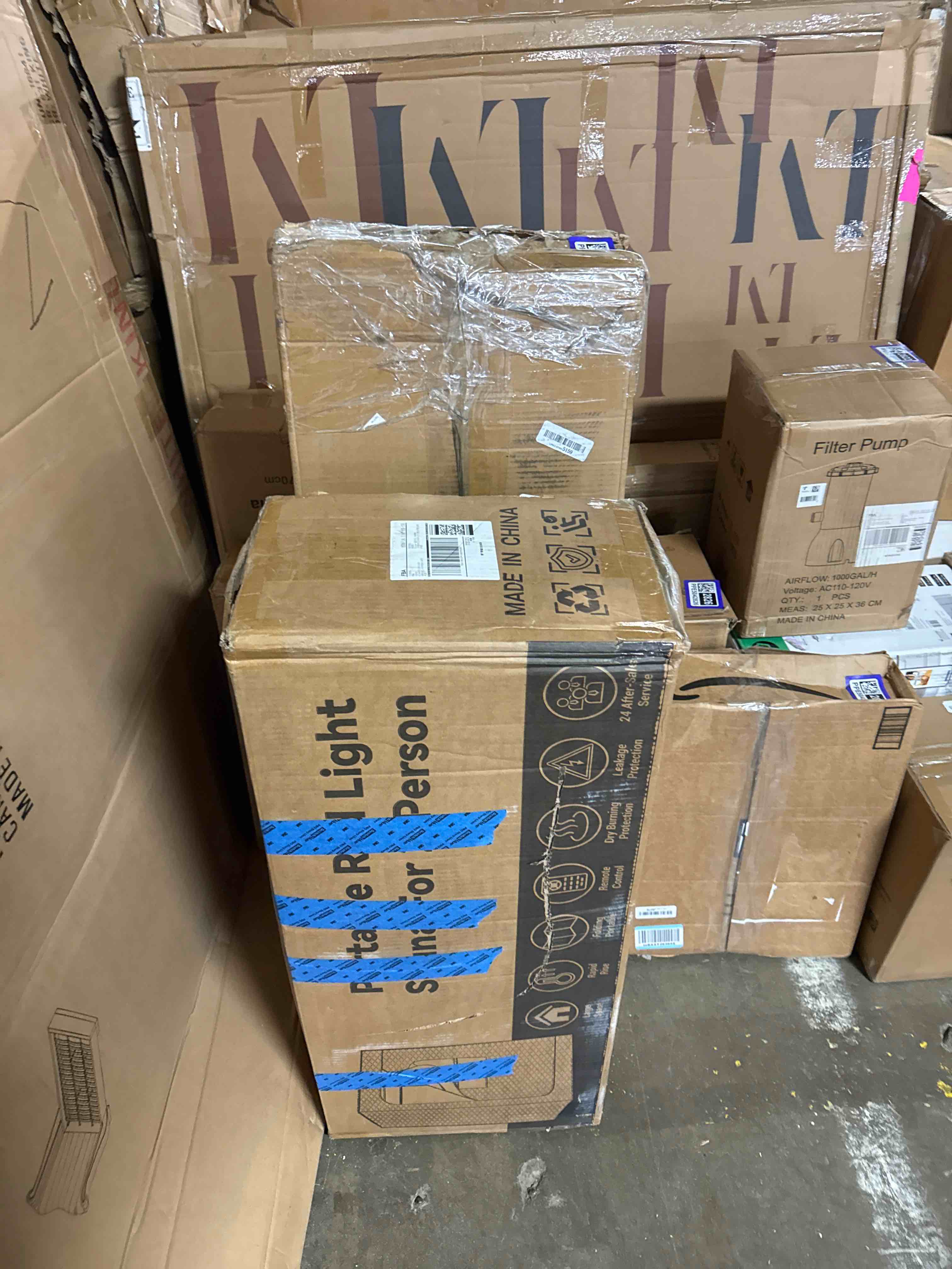 Condition photo showing Good Condition for kasue upgraded 2 person sauna box, portable infrared sauna with 5-layer waterproof, 2 steamers, 2 folding chair, 71”x 36”x 49” for indoor, outdoor, gym, spa, carbon black 2 person carbon black