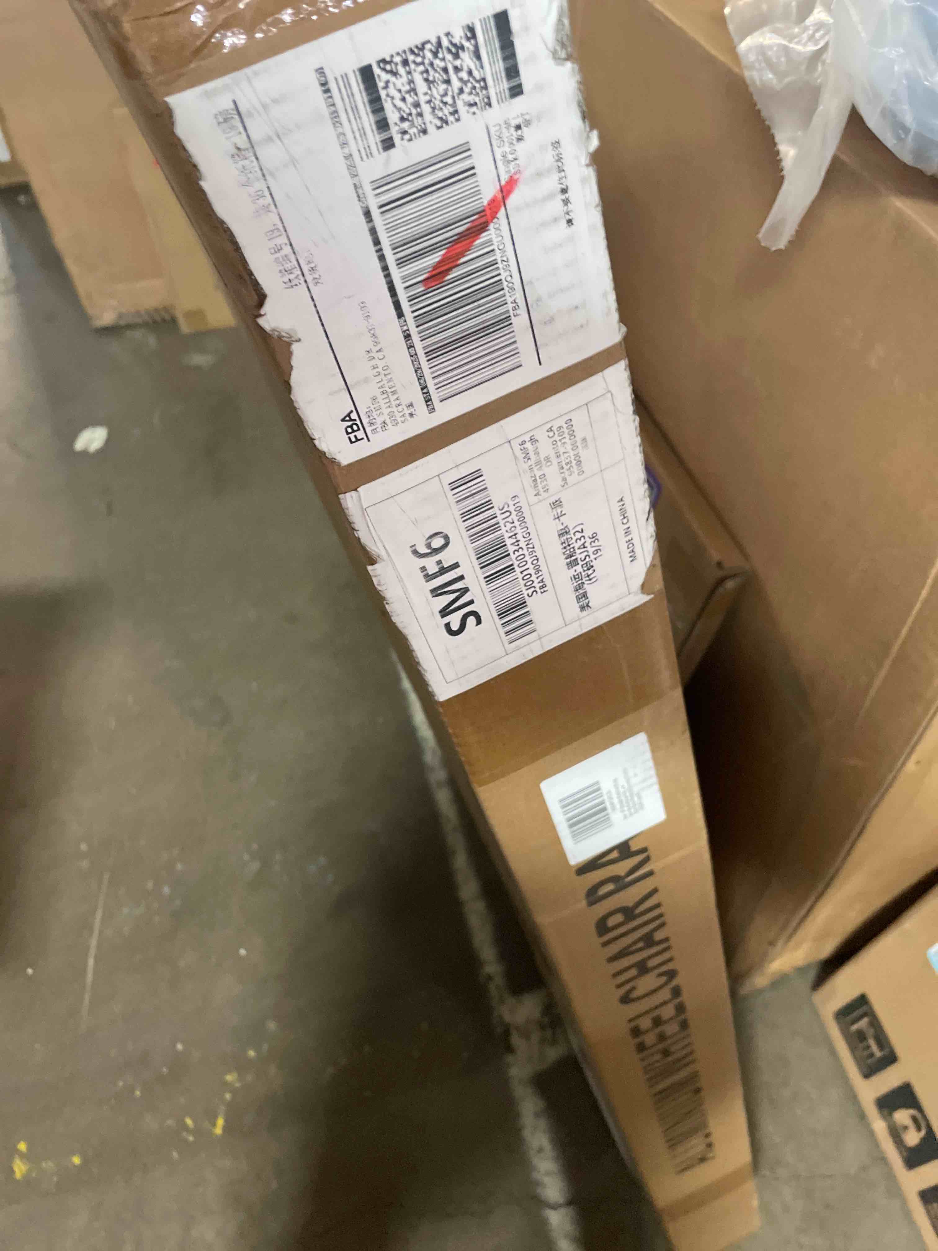 Condition photo showing New/Like New for 4ft portable wheelchair ramp, non-slip aluminum folding handicap ramp, ramps for wheelchairs for home with handle, wheelchair ramps for home steps/stairs/threshold/doorways/scooter, 600lbs capacity 4ft (usable height 4-12 inch)