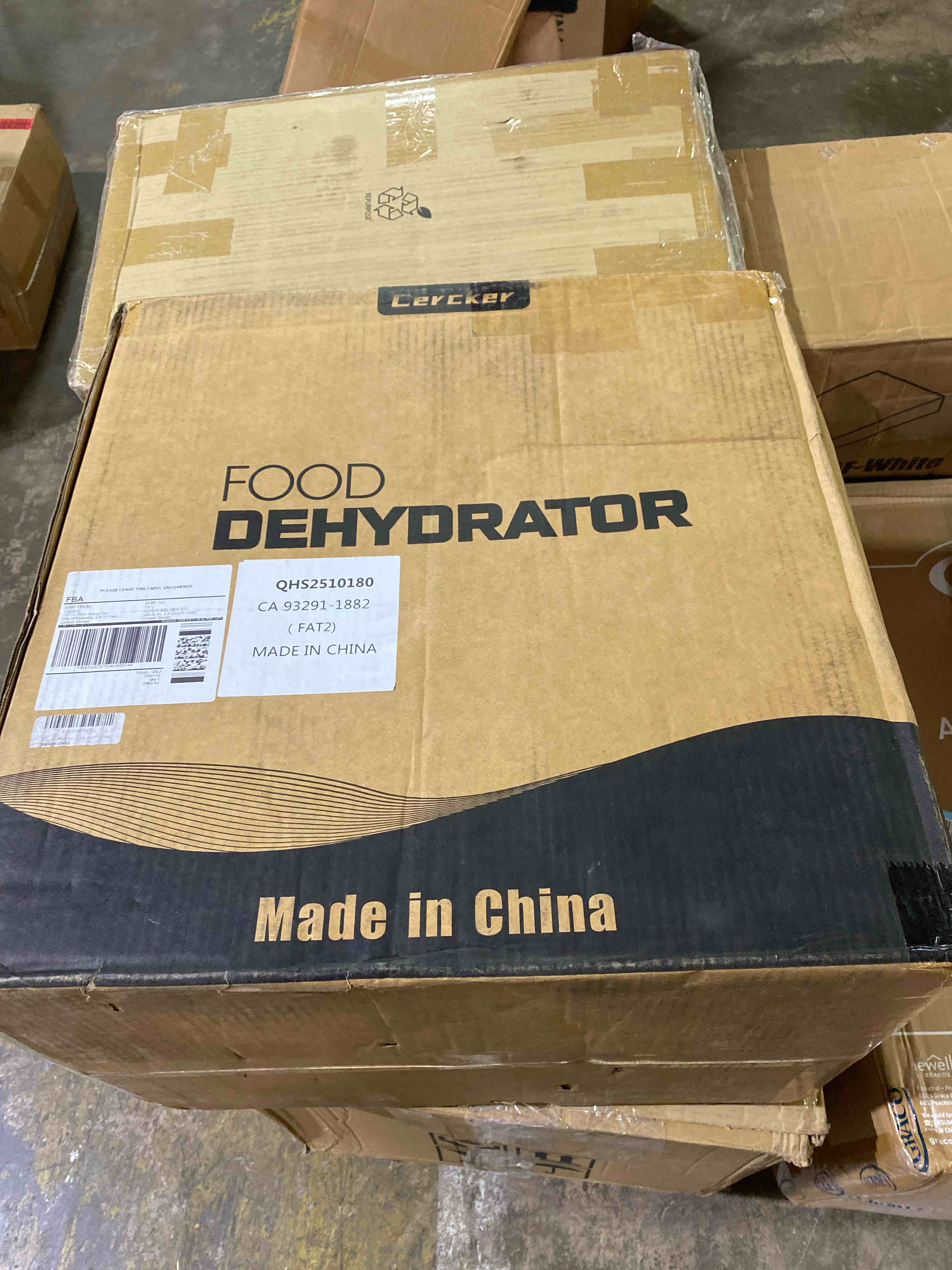 Condition photo showing New/Like New for cercker commercial food-dehydrator machine 14 trays, 1200w fruit dehydrator,11.98ft² meat dryer for jerky,190ºf temperature control,24h large food dryer for beef