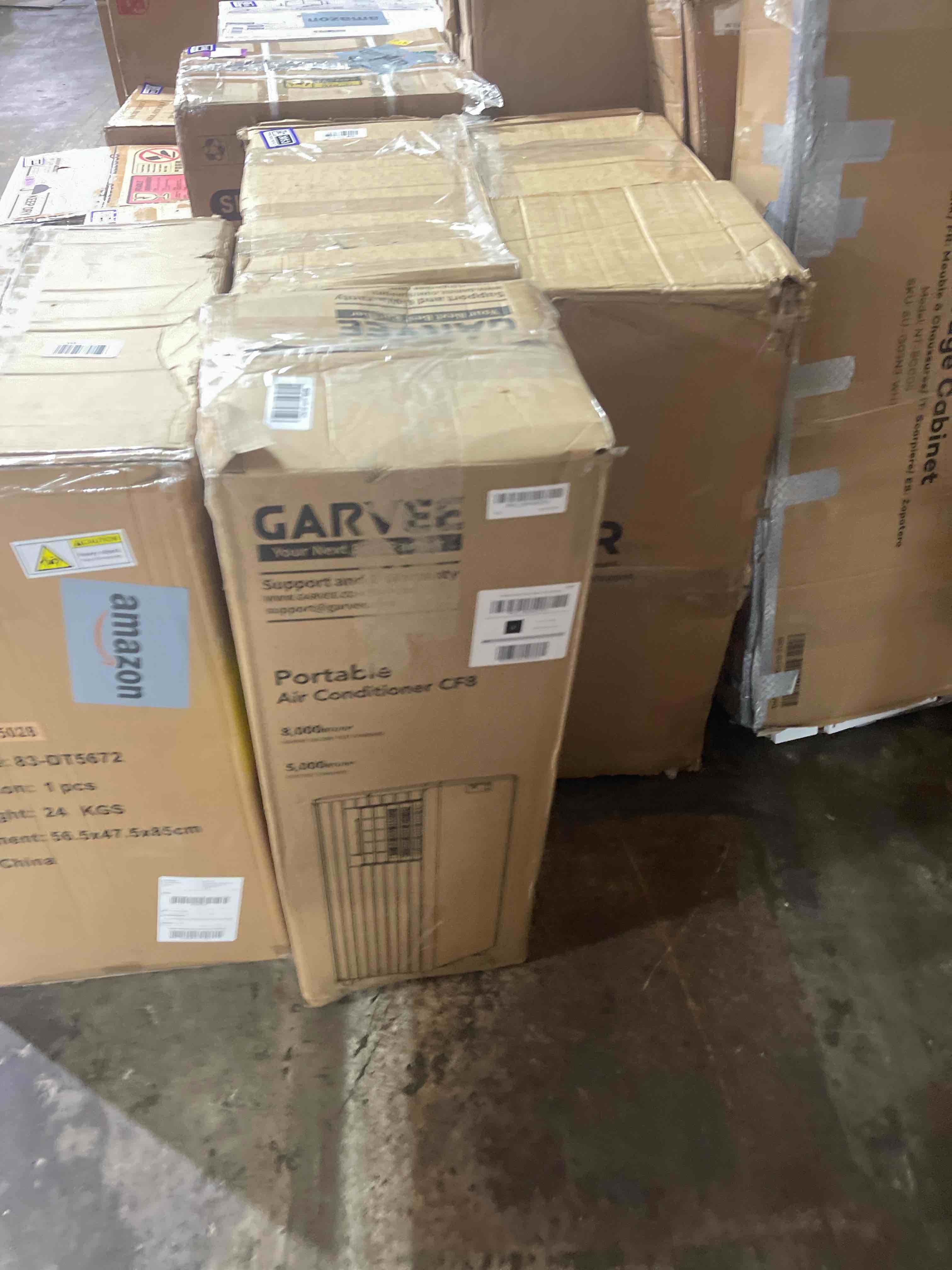 Condition photo showing New/Like New for garveelife portable air conditioner,8,000 btu for rooms up to 350 sq.ft., smart compact ac unit with cooling, dehumidifier, fan, remote control and window kit, white