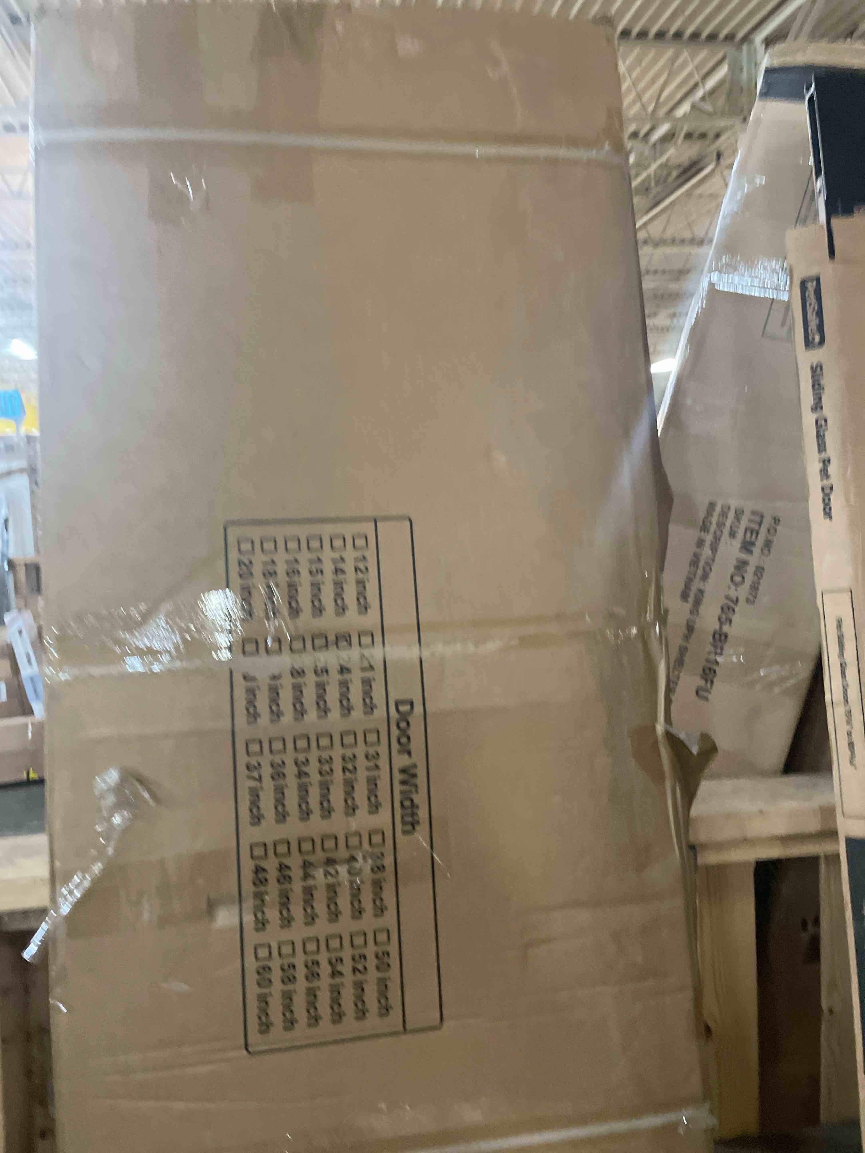 Condition photo showing New/Like New for smartstandard 24" x 80" slab door, solid core interior door, pre-assembled | 1-panel without hardware kit, white primed shaker for pantry, bathroom, laundry, paintable surface