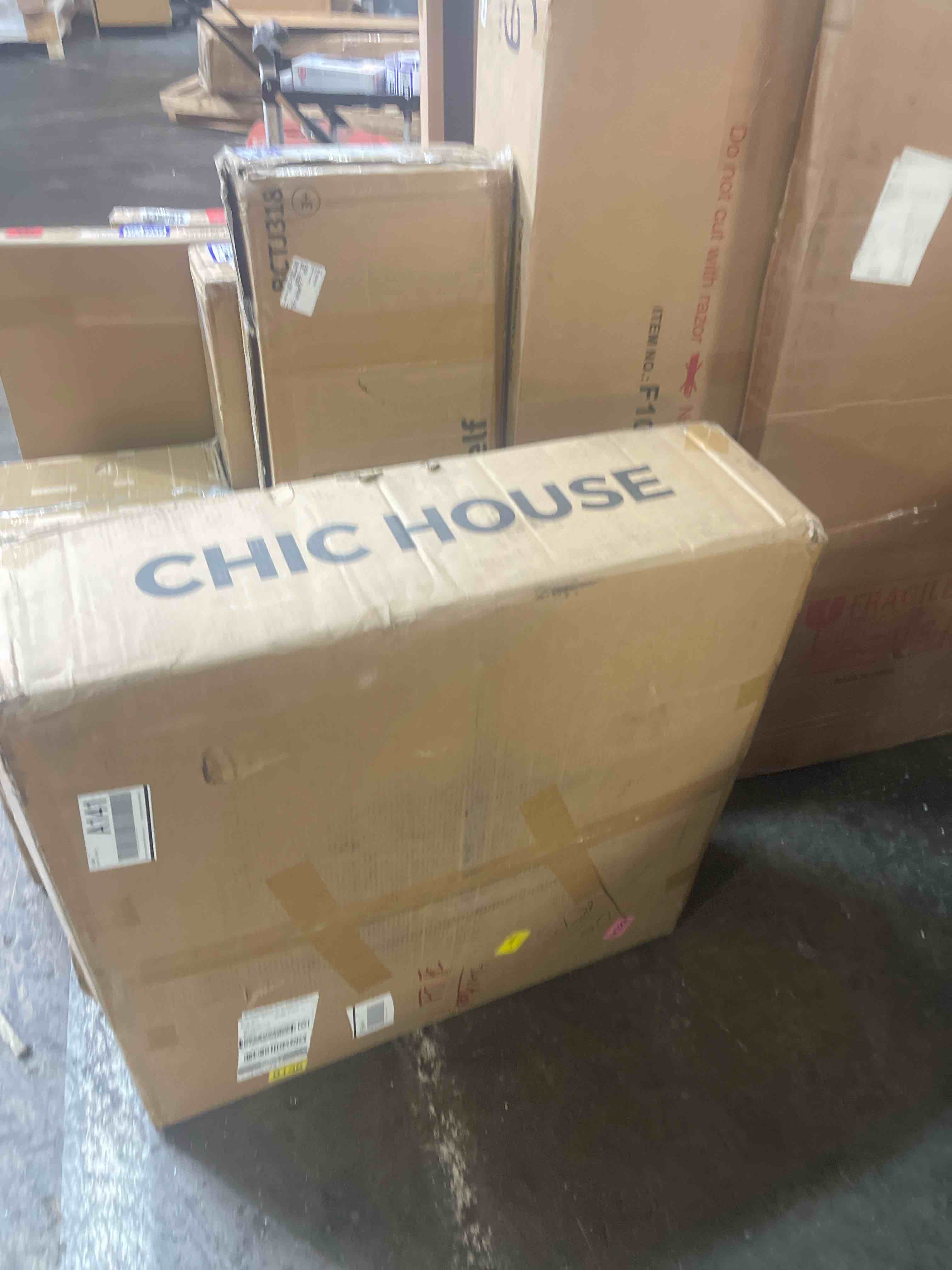 Condition photo showing New/Like New for monarca chenille 3 seats with ottoman