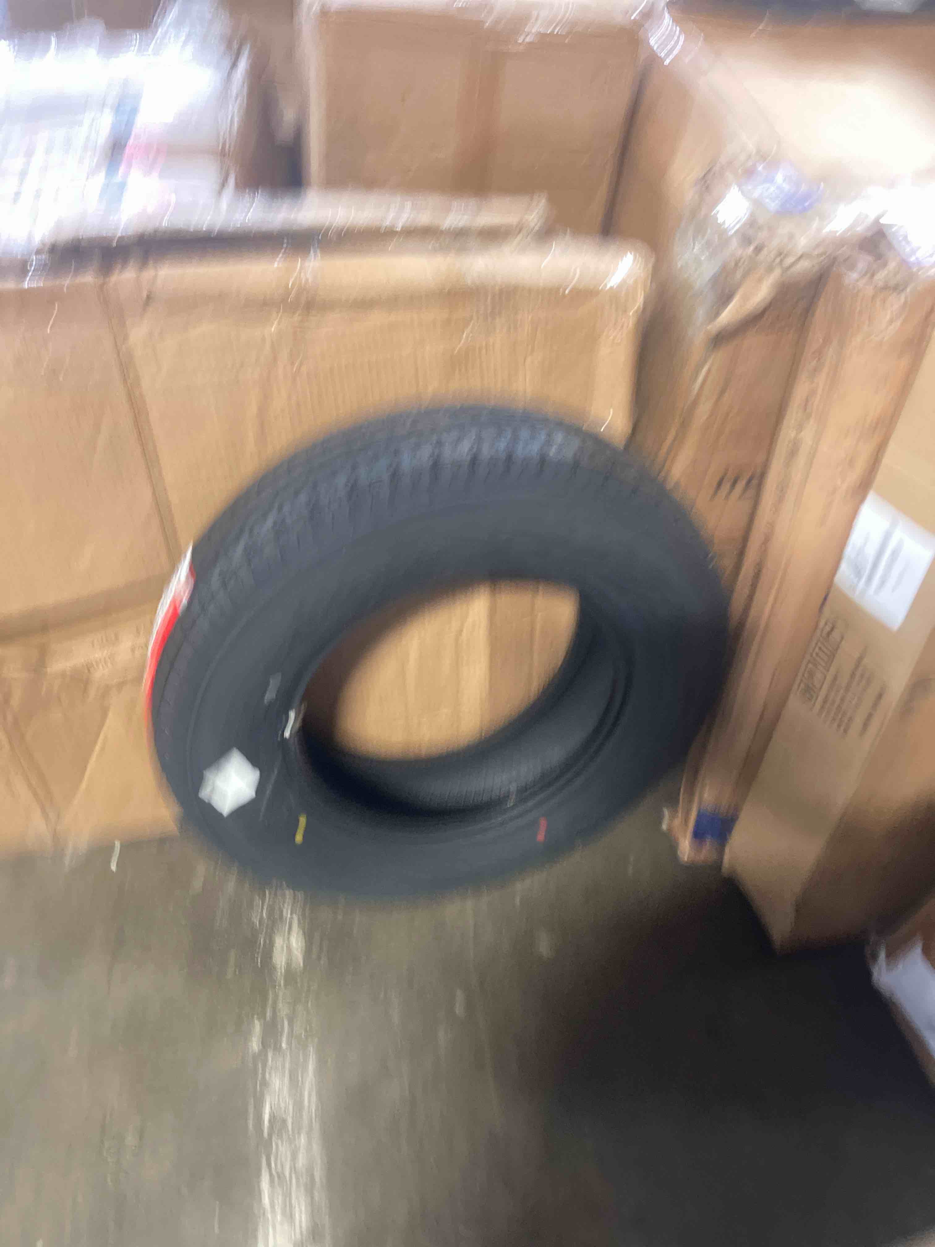 Condition photo showing New/Like New for transeagle st ii st205/75r15 107/102n all season d (8 ply) (rwl) tire | trailer highway all season traction 107/102n rated d (8 ply) radial construction raised white letters tire