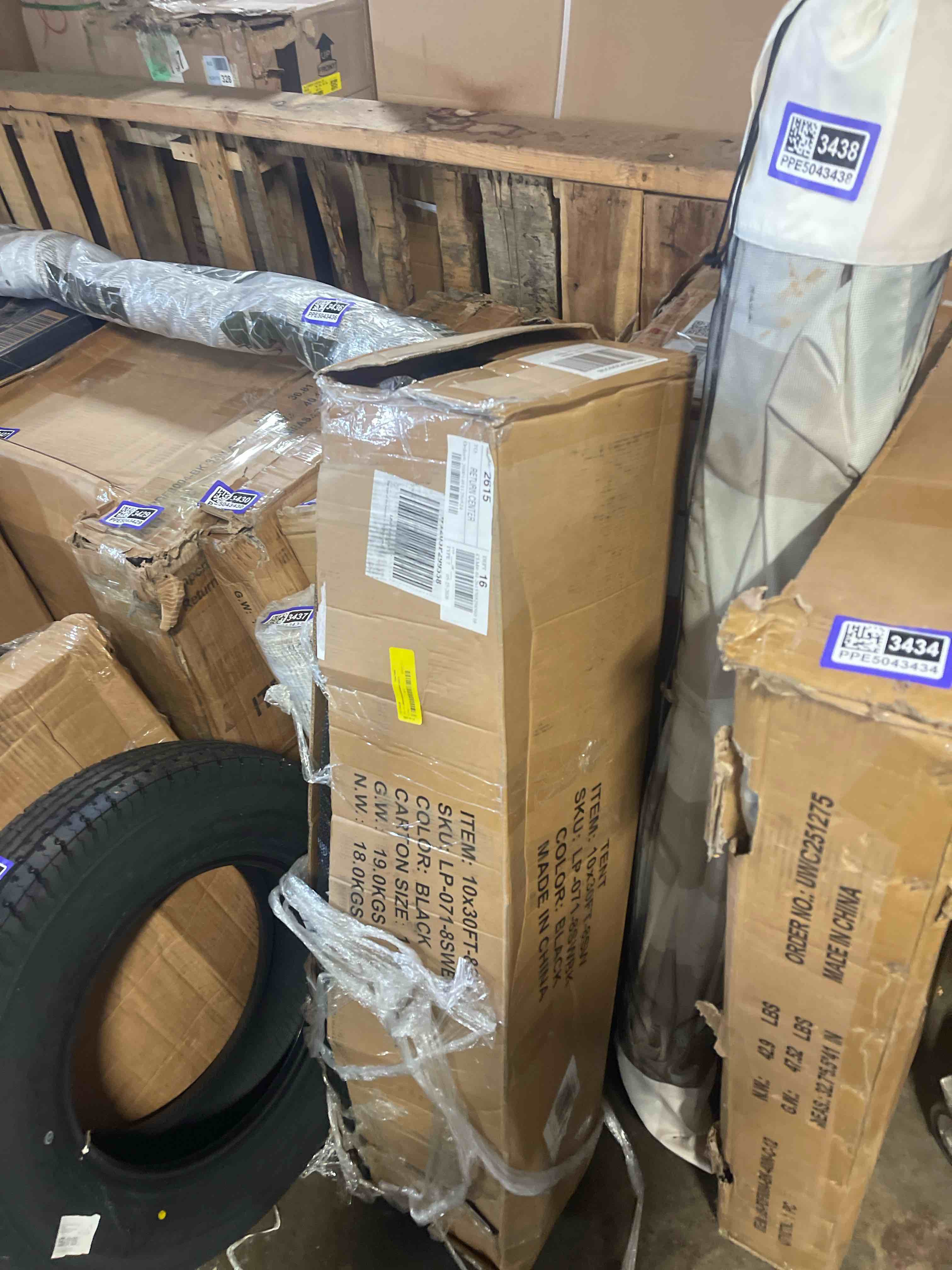 Condition photo showing New/Like New for standard duty tarp, 10 x 30 ft, 10 mil, black, polyethylene 5wua5