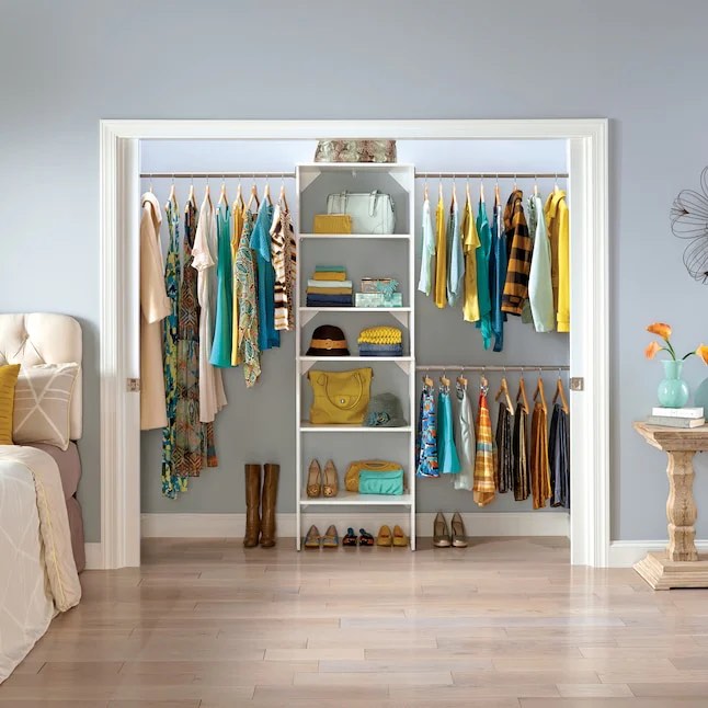 closetmaid adjustable closet organizer system