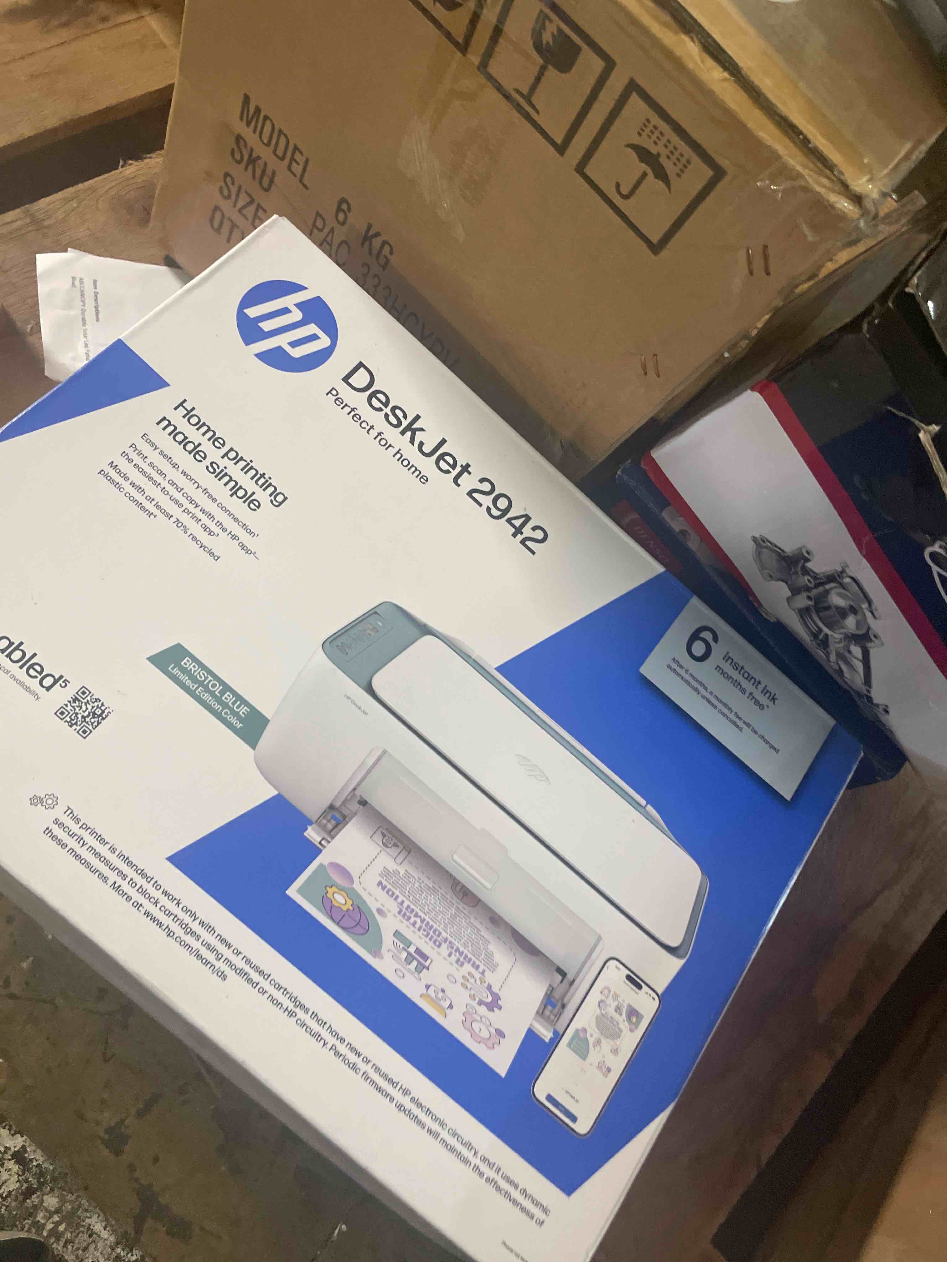 Condition photo showing As Is for hp deskjet 2742e wireless color all-in-one inkjet printer