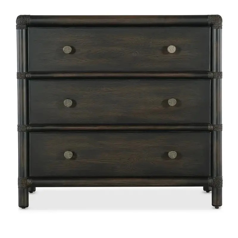Condition photo showing New/Like New for retreat pole rattan nightstand by hooker furniture - scratch and dent item