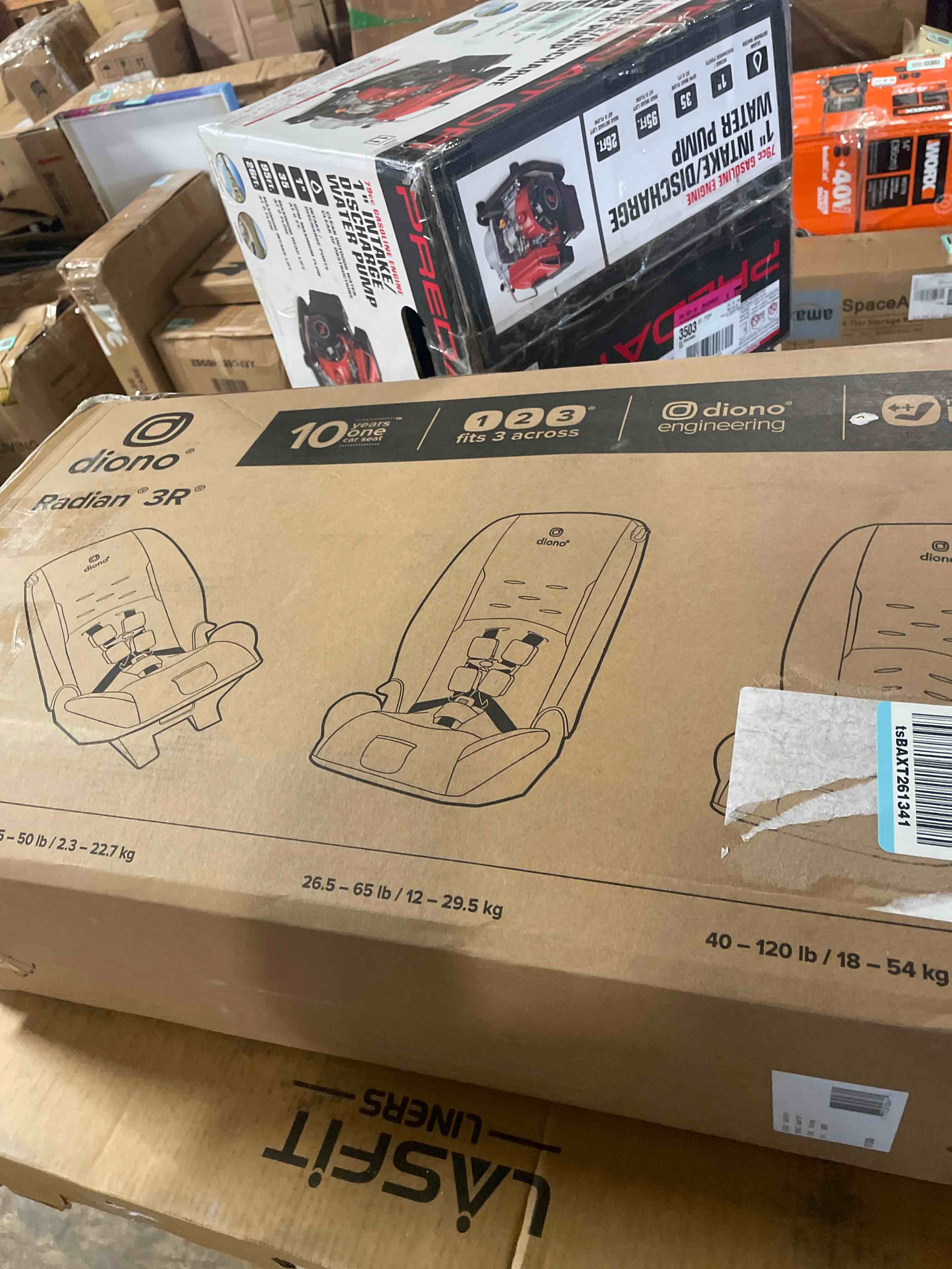 Condition photo showing Good Condition for diono radian® 3r® all-in-one convertible car seat, blue surge