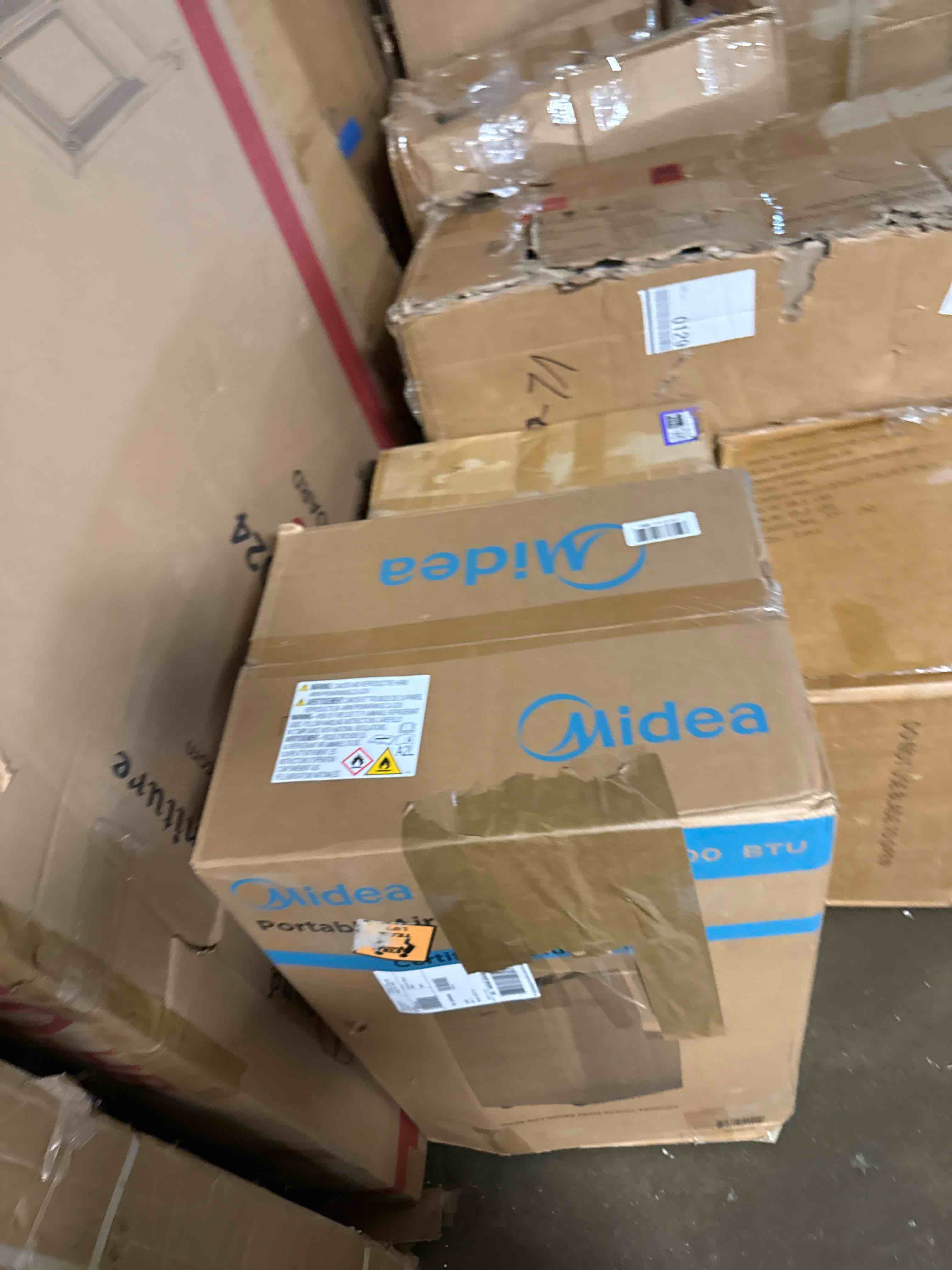 Condition photo showing New/Like New for restored midea duo 12,000 btu portable air conditioner, inverter, 3-in-1 ventilate, dehumidifier, cool, wi-fi and alexa, white