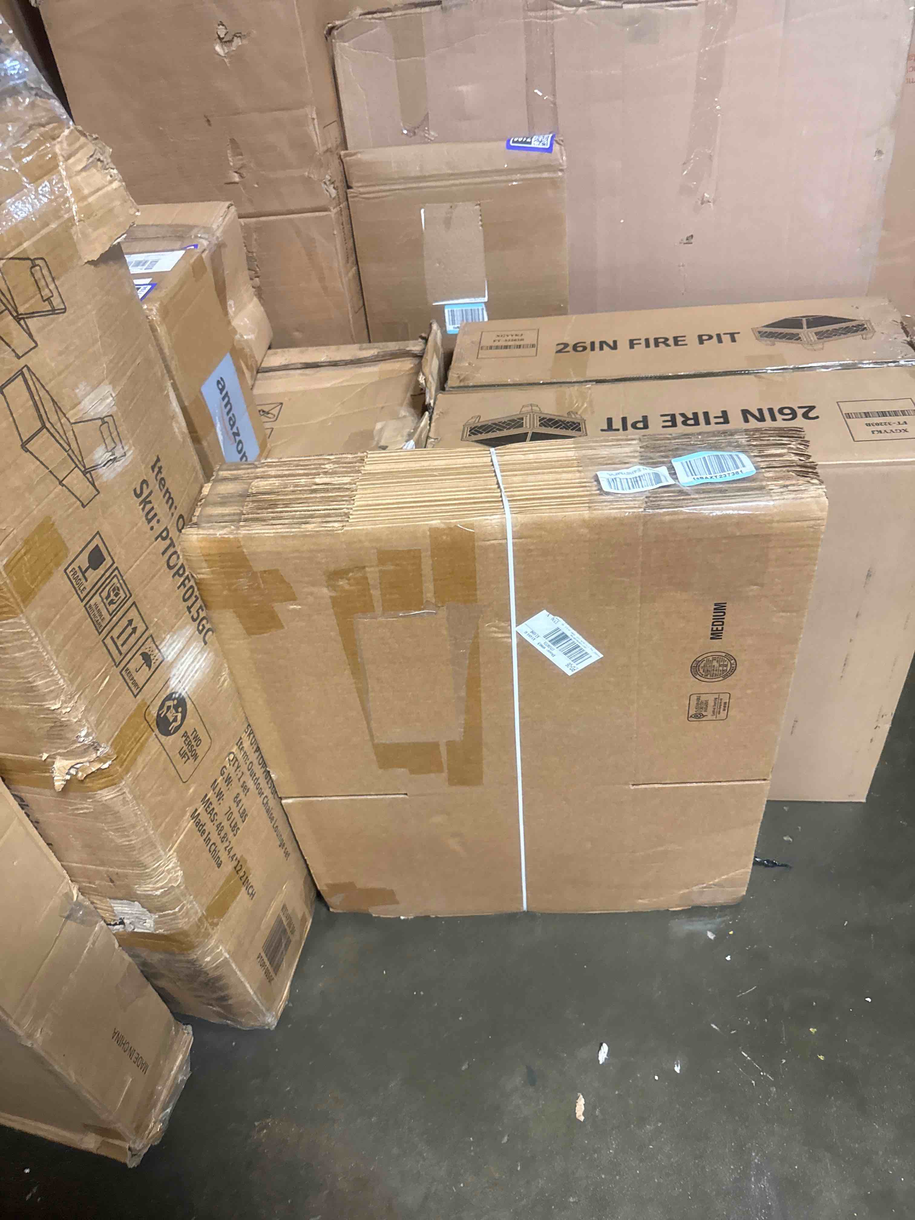 Condition photo showing New/Like New for amazon basics cardboard moving boxes for packing and shipping, large size, 20" x 20" x 15", brown, 6-pack large, 6-pack