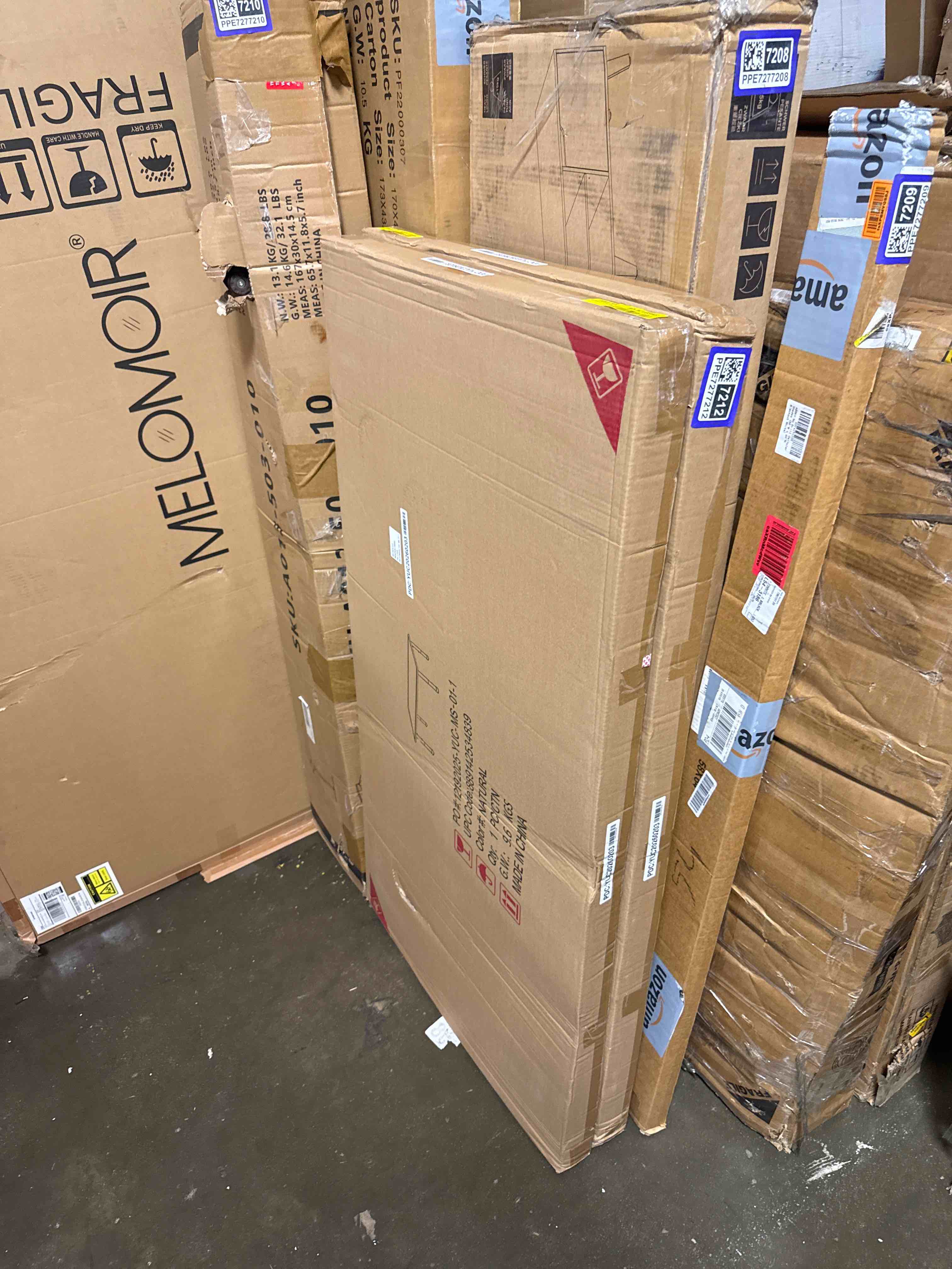 Condition photo showing New/Like New for 23.625"w x 47.25"l rectangular plastic height adjustable activity table (table top only)