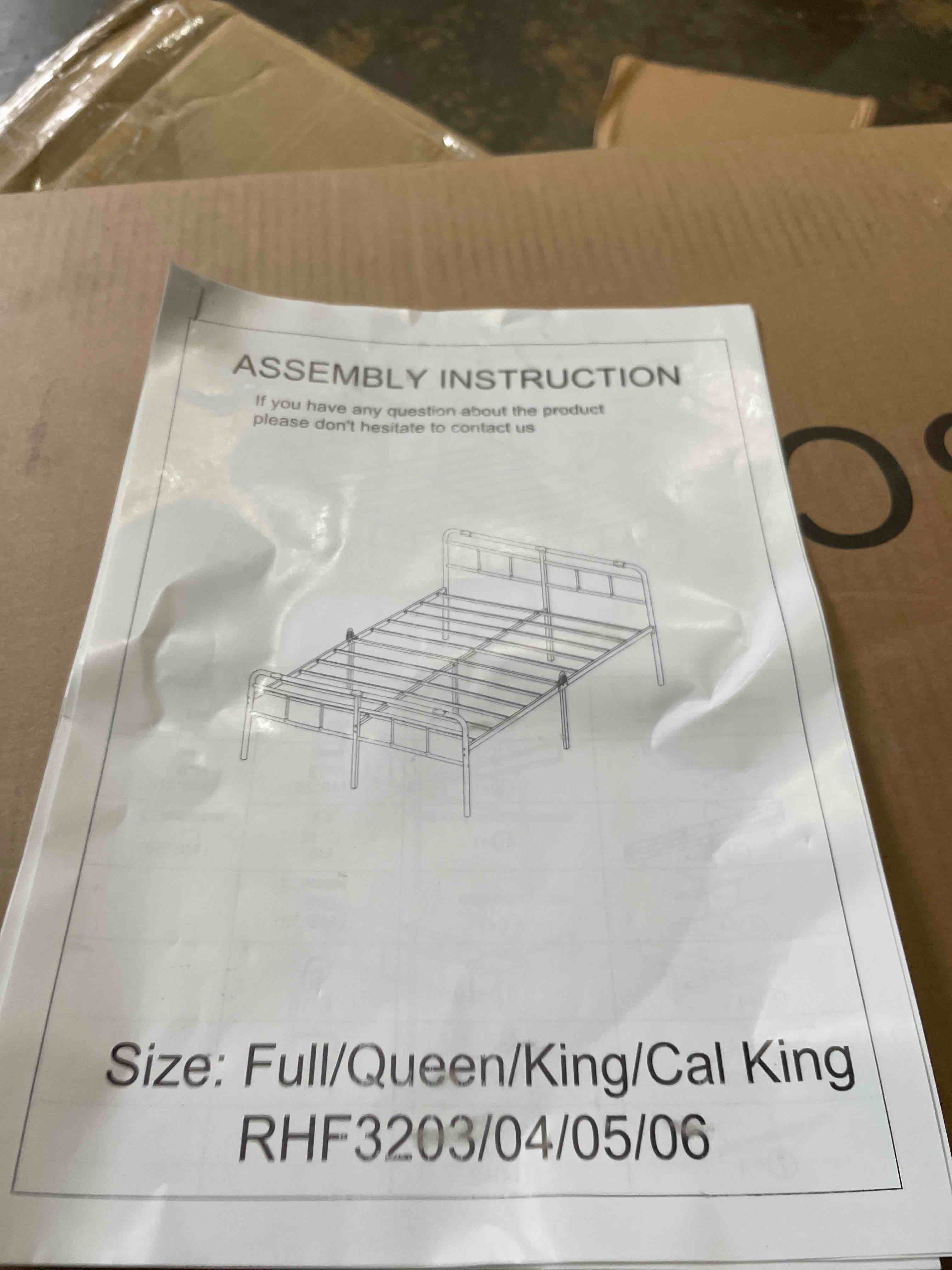 Condition photo showing New/Like New for 14inch metal bed frame,full size bed frame with storage space,heavy duty sturdy mattress foundation,easy assembly,no box spring needed,full full classic