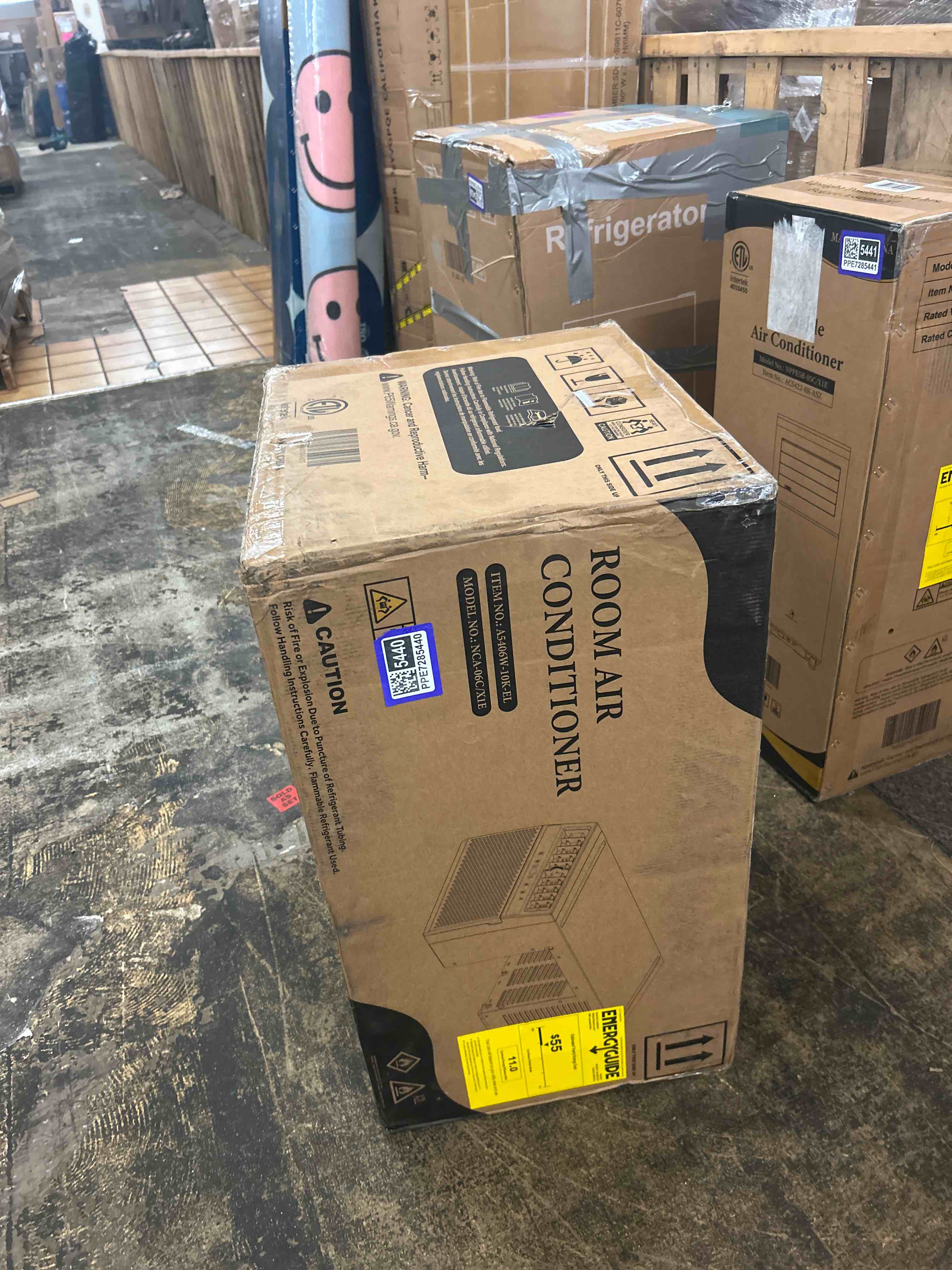 Condition photo showing New/Like New for 10000 btu u shaped window air conditioner, 3-in-1 window ac unit, cooler dehumidifier & fan with timer, remote control & installation kit for rooms up to 450sq.ft, 24-hour timer eco mode | cooler dehumidifier & fan with timer, remote control & installation kit for rooms up to 450sq.ft, 24-hour timer eco mode