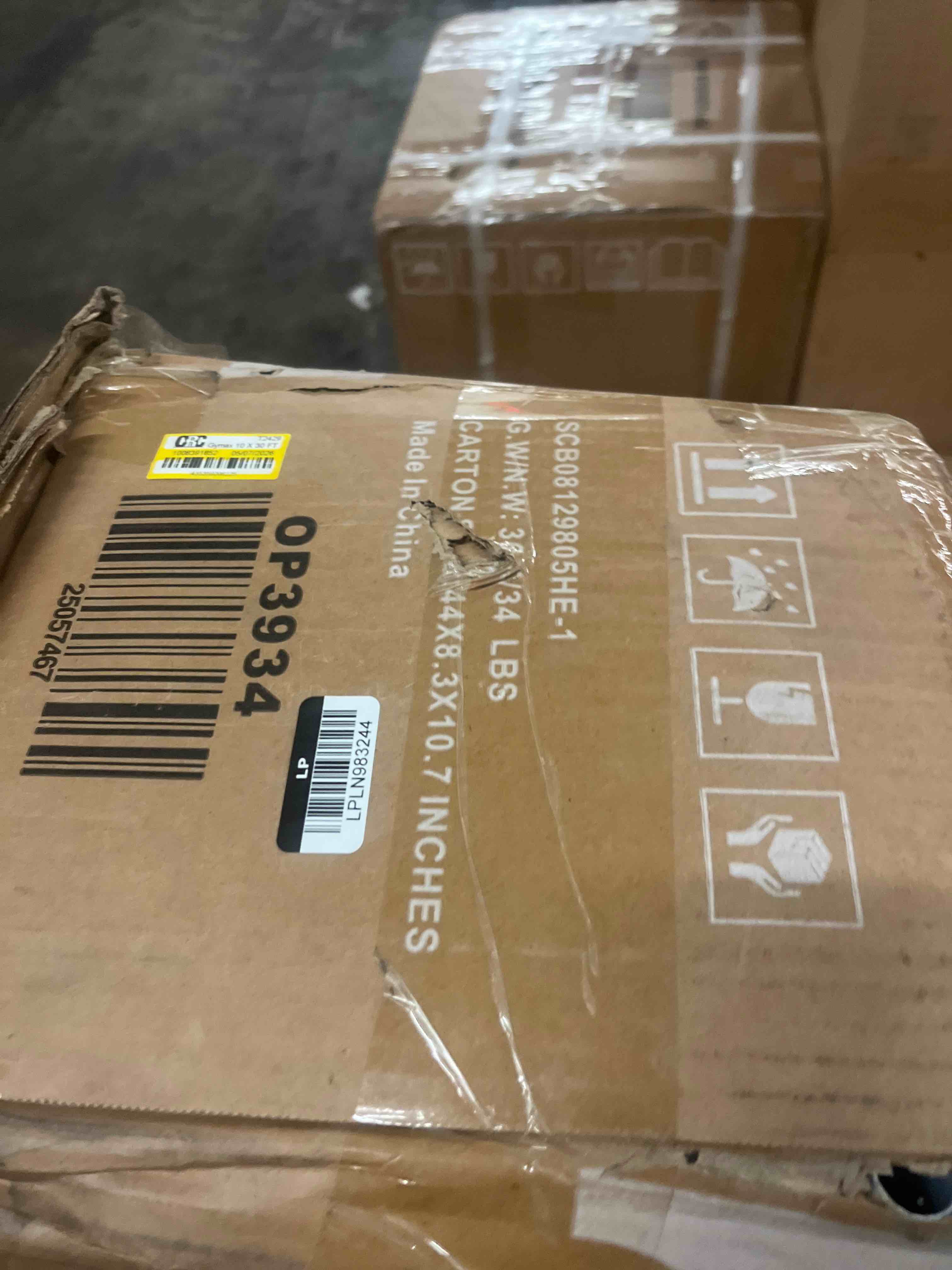 Condition photo showing New/Like New for 10x30 feet gazebo canopy tent includes connection stakes and wind ropes ideal for cars, tools, and patio furniture (white)