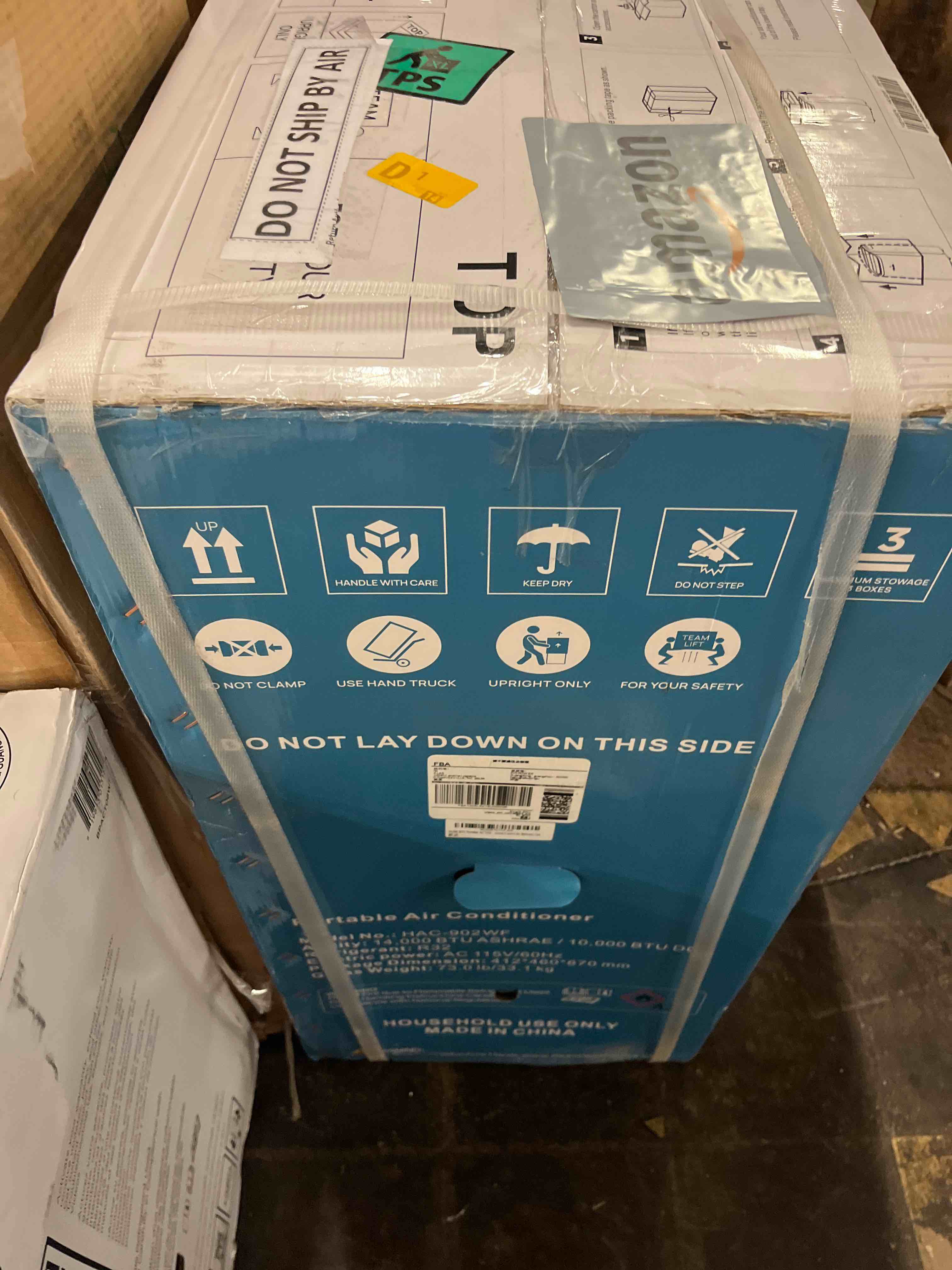 Condition photo showing New/Like New for 14,000 btu portable air conditioner with wifi & remote control, cools up to 700 sq.ft, auto-evaporation low noise portable ac unit for large room, office, garage, white
