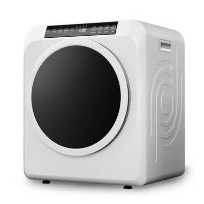 Condition photo showing New/Like New for portable clothes dryer, 3.5 cu.ft high end front load tumble laundry dryer with lcd touch screen, stainless steel tub for apartment, home, dorm-110v, classic white