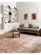 Condition photo showing New/Like New for loloi ii loren terracotta/sky 8'-4" x 11'-6" area rug