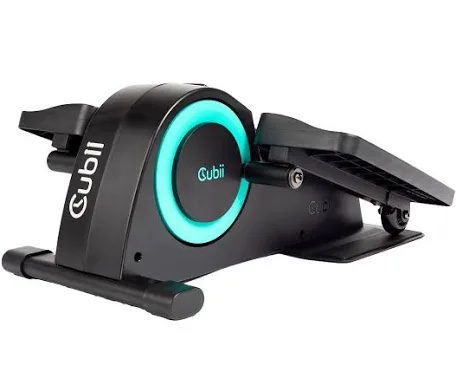 Cubii JR1  Compact Seated Under Desk Elliptical Trainer  8 Adjustable Magnetic Resistance  Aqua
