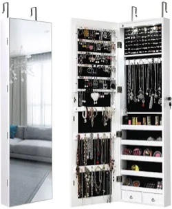Wall Door Jewelry Armoire Cabinet with F bed bath & beyond 