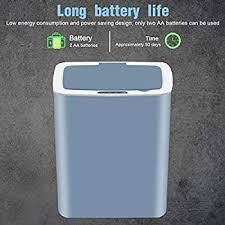 Small Blue touch less Trash Can