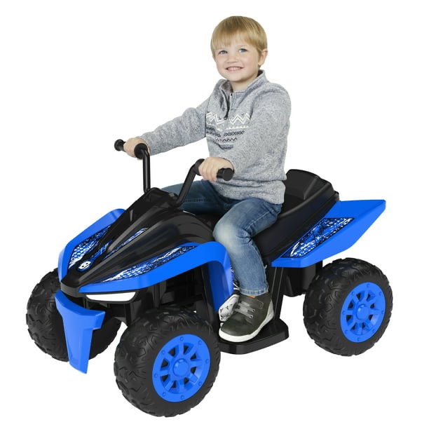 Kalee 6 Volt Trail Racer Blue ATV Battery Powered Ride-on (Requires a Replacement Charger $14.99)
