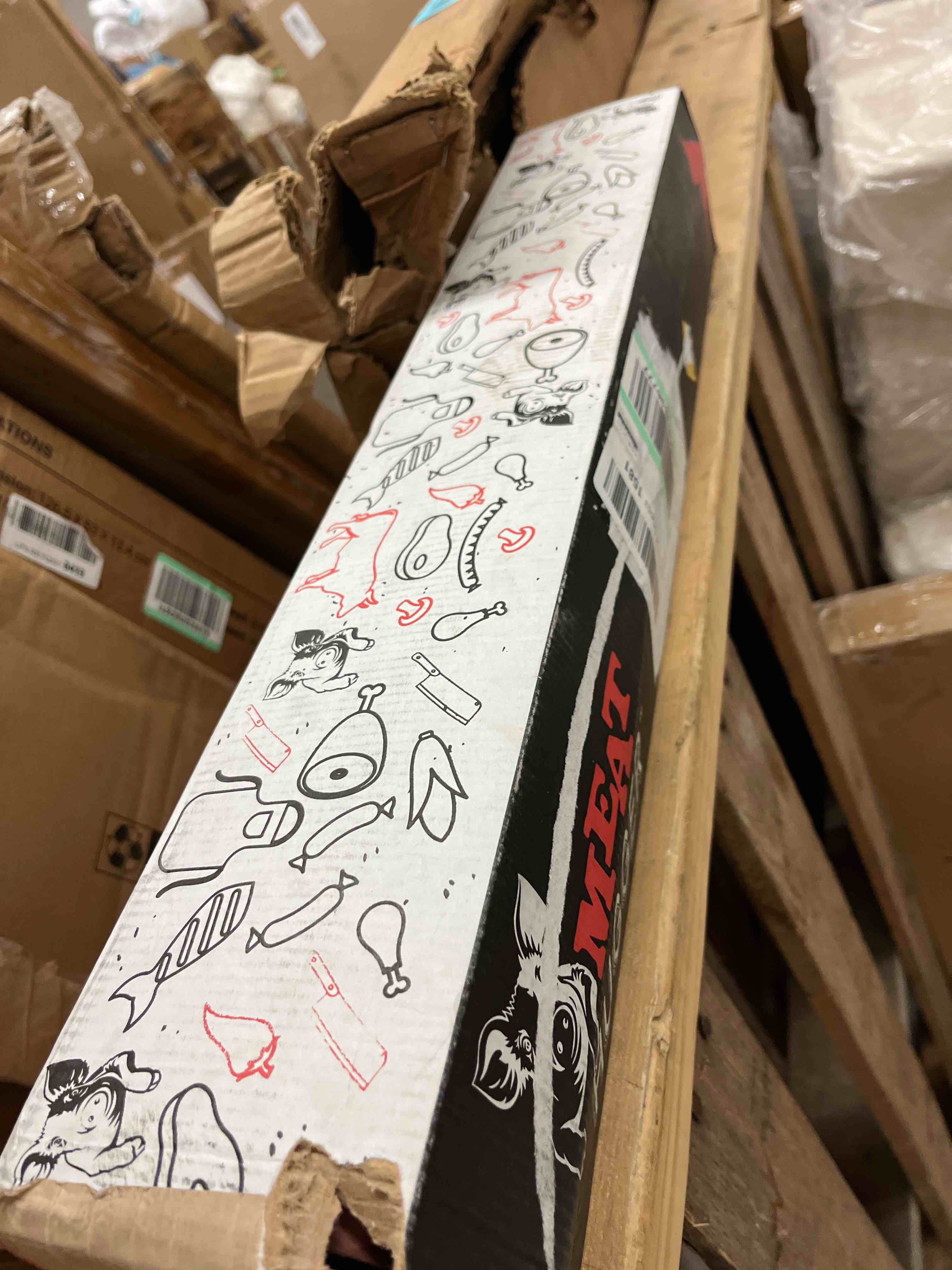 Meat Hugger Pink Butcher Paper Dispenser Box (17.25 Inch by 225 Feet