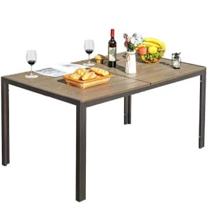 Metal Rectangle Dining Table