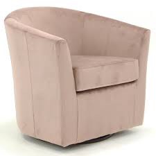 Hansell 31" Swivel Barrel Chair Light Brown