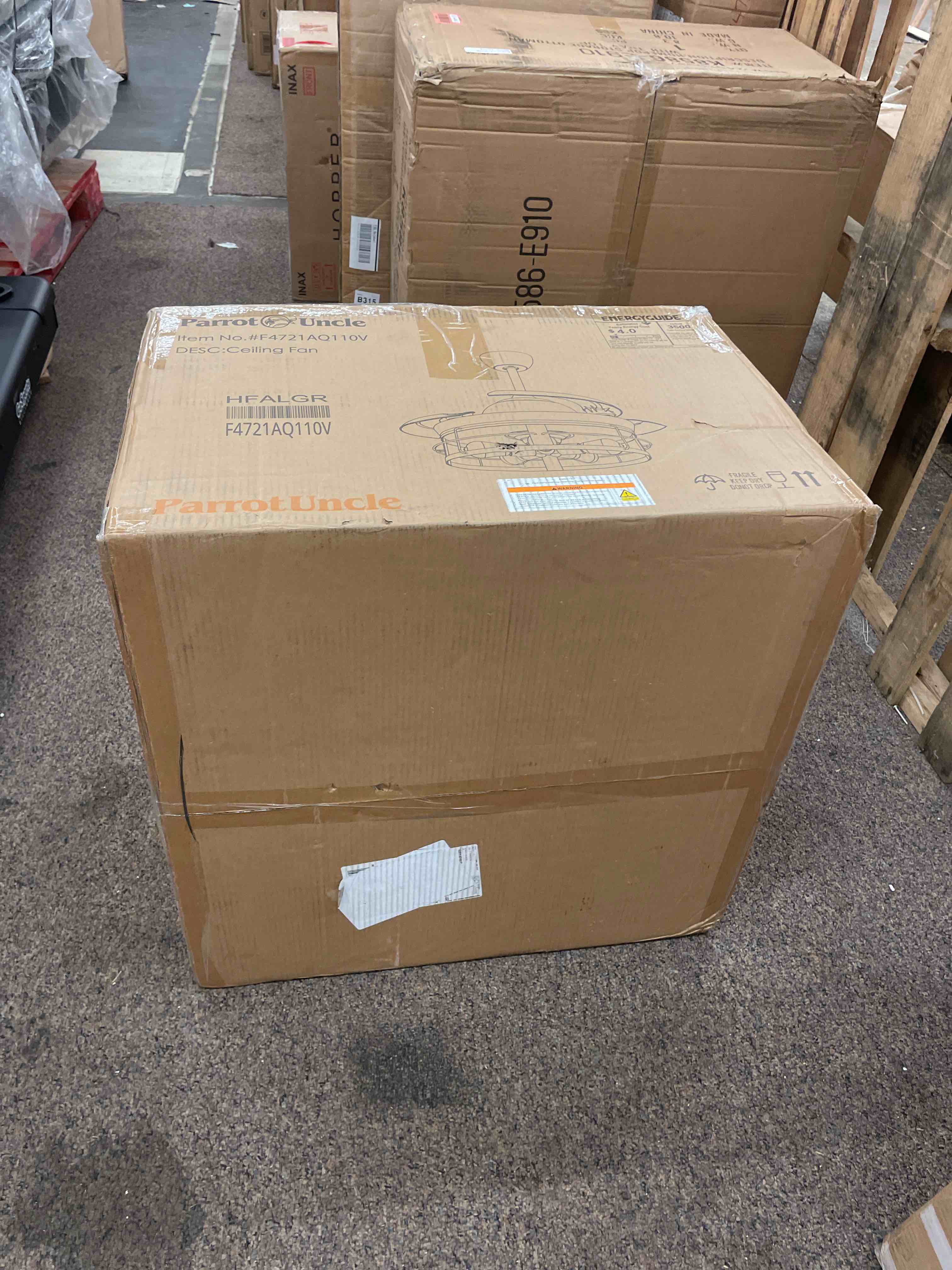 52" Jamshedpur Industrial Downrod Mount Ceiling Fan with Lighting and