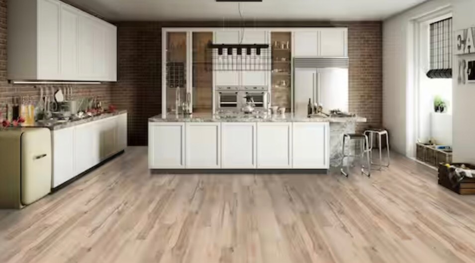 Woodland Alpine Mountain 12 MIL x 7.1in. W x 48in. L Click Lock Waterproof Luxury Vinyl Plank Flooring (119 total sq ft)