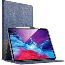 ESR Urban Premium Folio Case for iPad Pro 12.9" 2020 & 2018 [Supports Pencil 2 Wireless Charging] Book Cover Design, Multi-Angle Viewing Stand, Auto Sleep/Wake for iPad 12.9", Knight