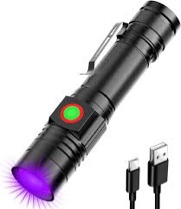 Hoxida Flashlight USB Rechargeable, Magnetic LED Flashlight, Super Bright Tactical Flashlight with Cob Sidelight, 2000LM, Waterproof, Zoomable Best Small Flashlight for Camping, Emergency Flashlight