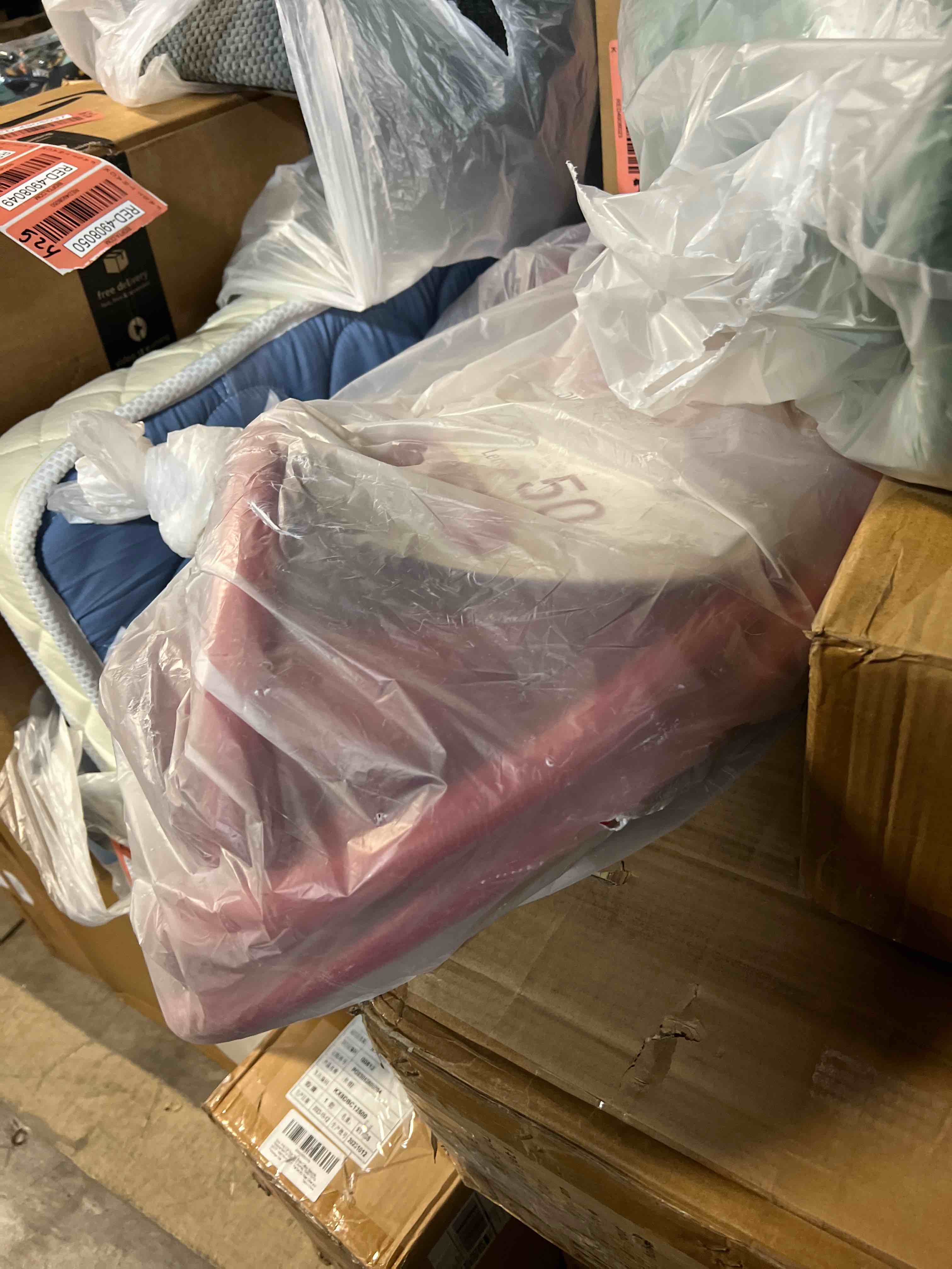 Solution4Patio Homes Garden Hose Red Kink Free 3/4 in. x 50 ft