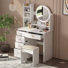 White Make up Vanity