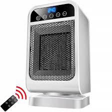 YOUTH ANGEL Space Heater,1500W Electric Heaters Indoor Portable with 90° Oscillation and Thermostat,Remote,1-12h Timer,PTC Fast Heating Ceramic Room Small Heater for Bedroom,Office and Indoor Use