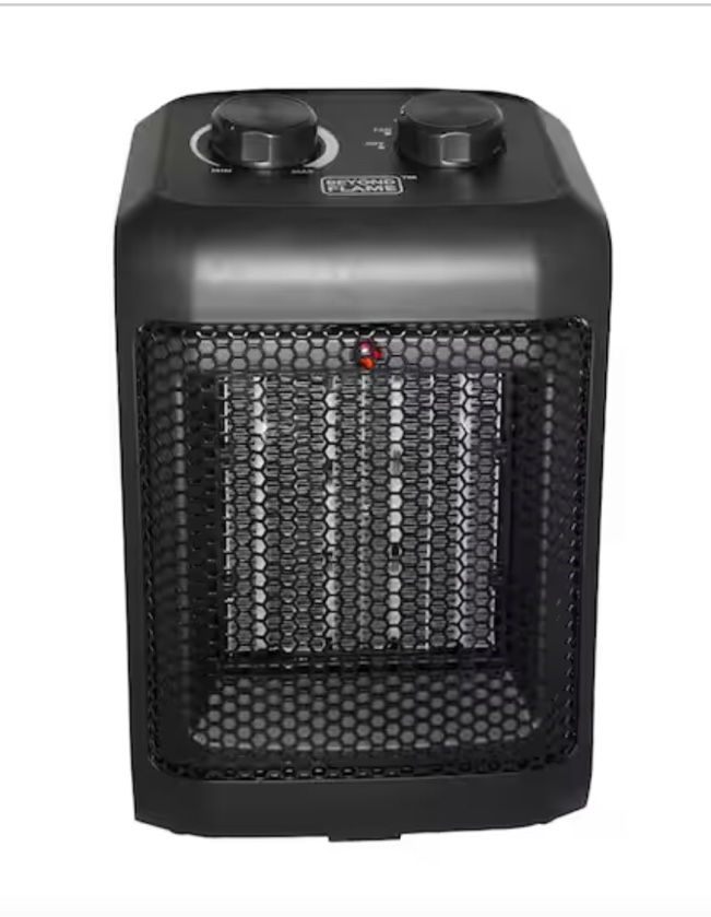 beyond flame ceramic heater small 1500w