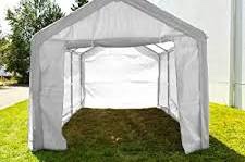 Outdoor Event Carport Garage Canopy Tent Shelter- INCOMPLETE, POLES ONLY