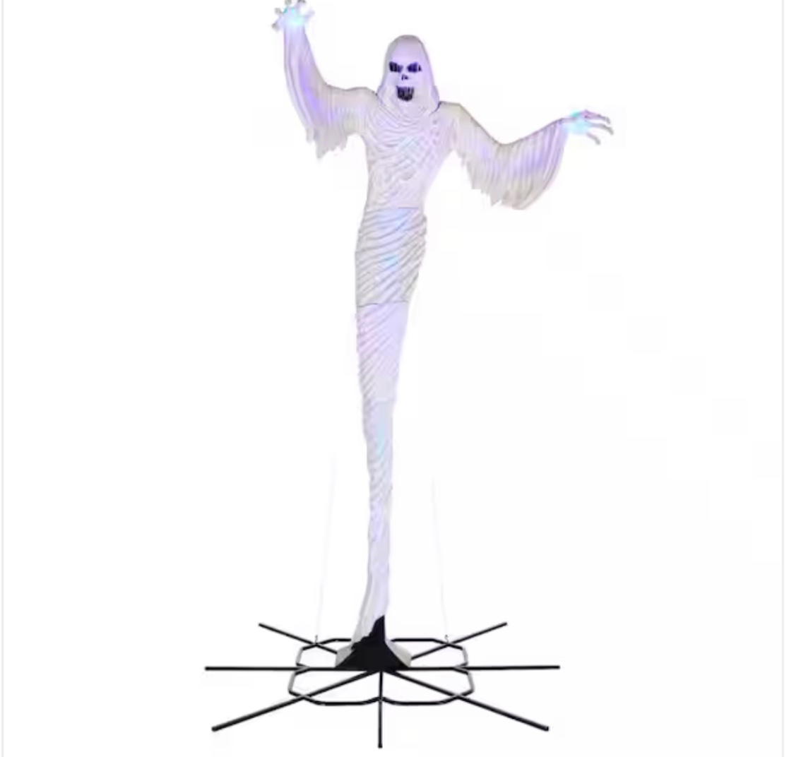 Halloween lane led towering ghost 
