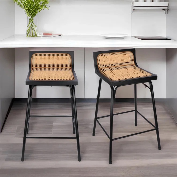 Aadhvik 24.4'' Counter Stool (Set of 2) See More by Bay Isle Home™