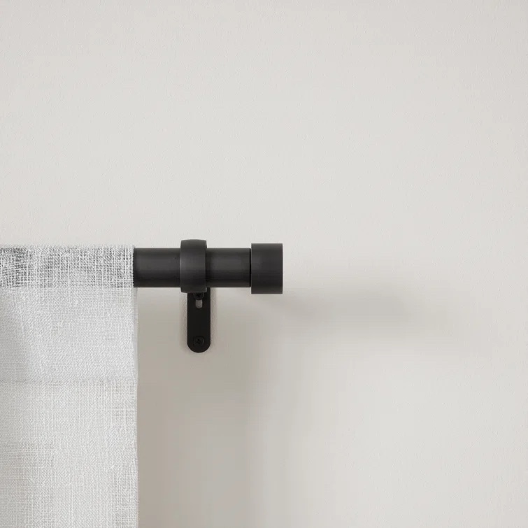 Stainless Steel Adjustable 1'' Diameter Single Curtain Rod See More by Umbra