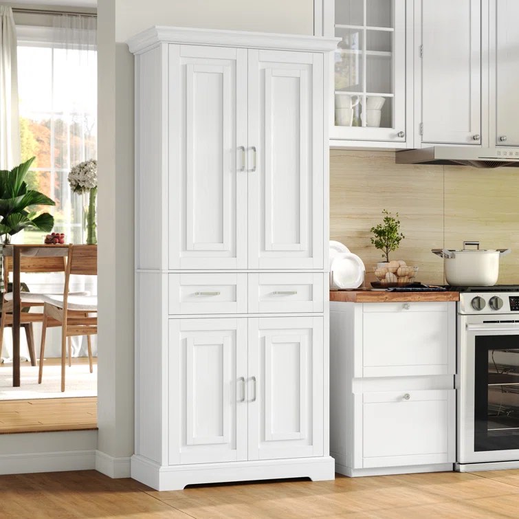Hettel 70.9" Kitchen Pantry See More by Ebern Designs