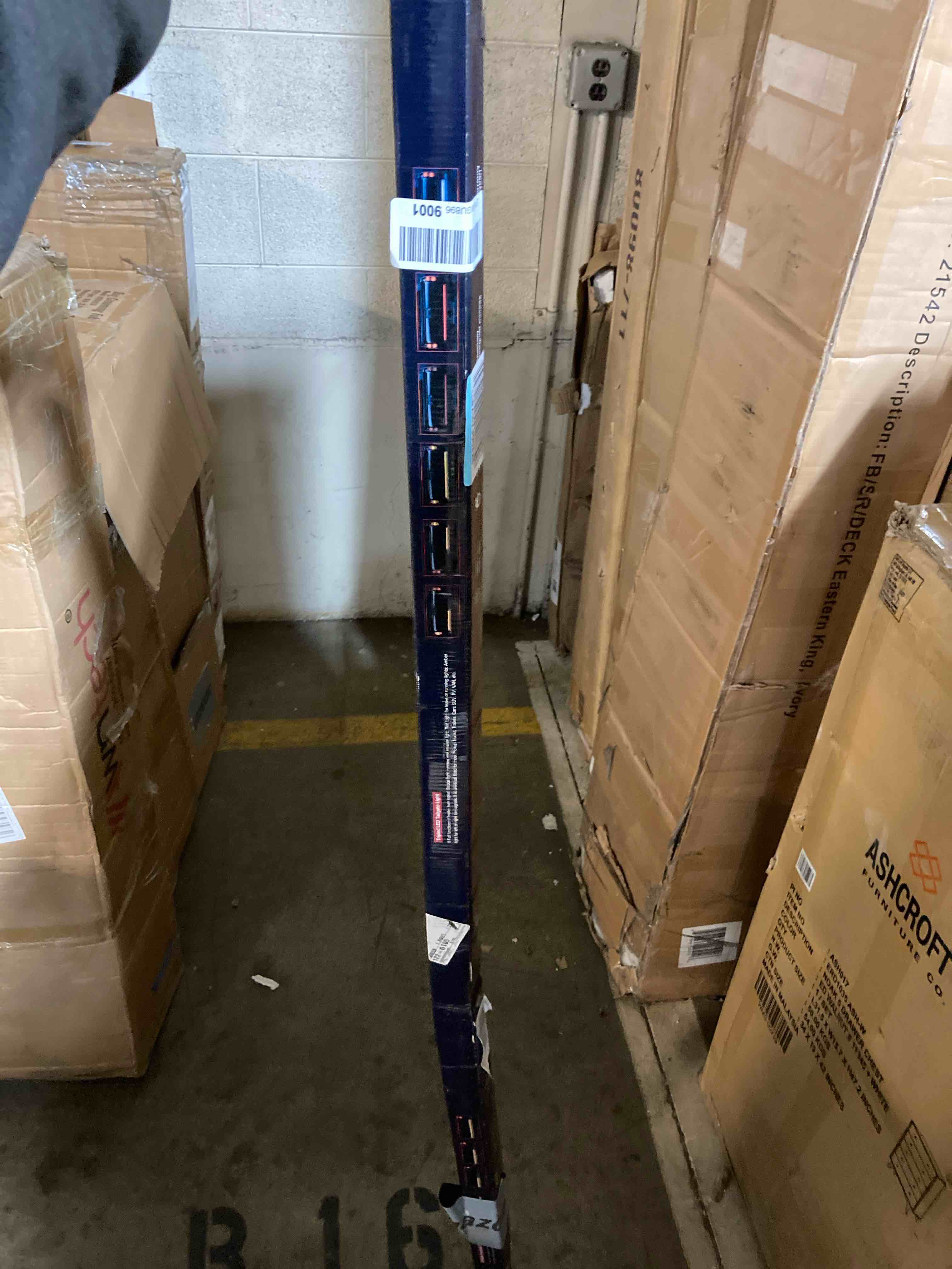 Nilight Truck Tailgate Light Strip 60" Aluminum Frame Triple Row 1200 LED Strip with Red Running Brake Lights White Reverse Light Amber Sequential Turn Signals Strobe Lights?2 Years Warranty