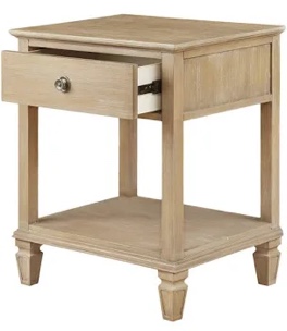 Garland Bedside 1 Drawer Nightstand- ENDS CRACKED