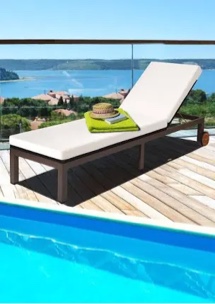 Marzo 81'' Long Reclining Single Chaise with Cushions