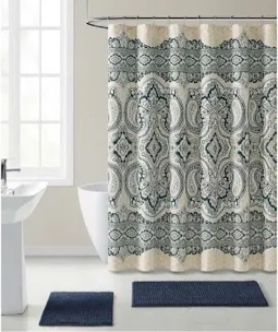 Teyvione Paisley Single Shower Curtain