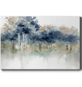 'Waters Edge I' - Wrapped Canvas Print