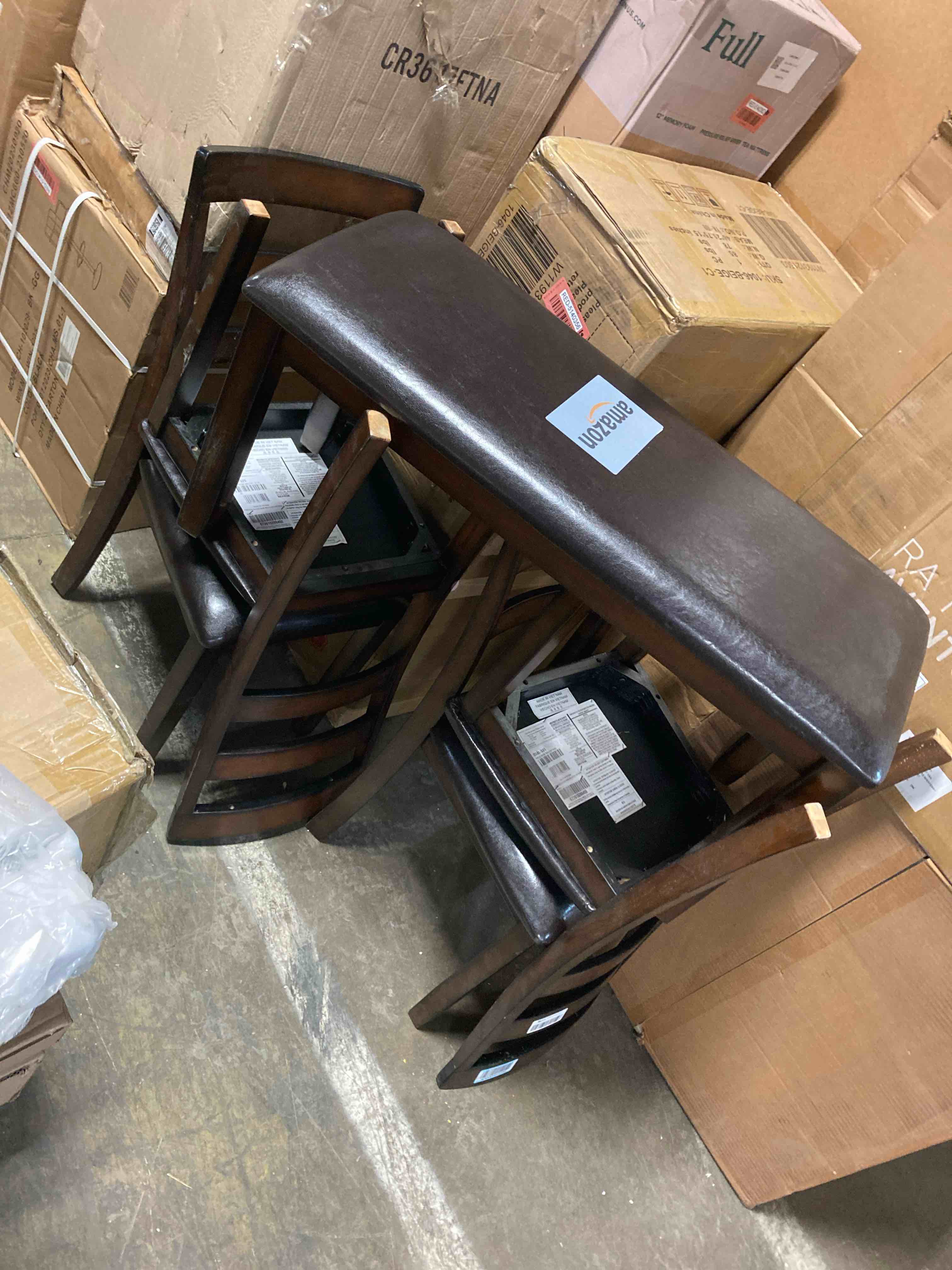 Signature Design by Ashley Coviar 6 Piece Dining Set, Includes Table, 4