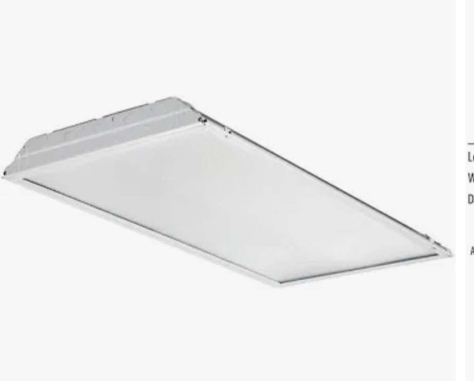 lithonia lighting 2GTL4 LED lay in troffer prismatic lens 4000k 2x4ft