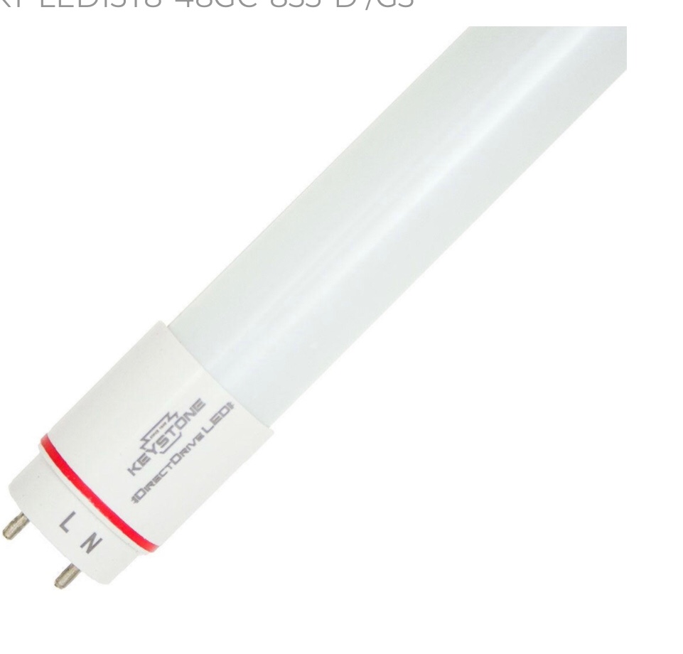 keystone direct drive LED line voltage T8 tubes KT-LED15T8-48GC-835-D /G3 15W pack of 25